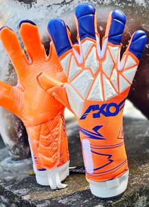 Guantes de portero profesionales Super Soft Grip, espuma de látex alemana de 4 mm, cierre de gancho y bucle, diseño híbrido, inyección 3D con Ako - Product Image 5