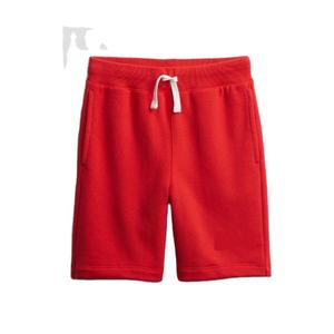 Shorts en coton kaki unisexe avec broderie textile marron, prix de gros pour enfants, bébés garçons et filles - Product Image 3