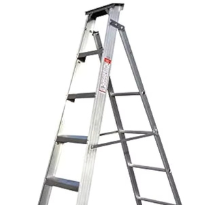 บันไดพับได้อเนกประสงค์แบบยืดหดได้ บันไดอลูมิเนียมพกพาสำหรับงานหนัก ใช้สำหรับห้องใต้หลังคา หลังคา และคลังสินค้า - Product Image 1