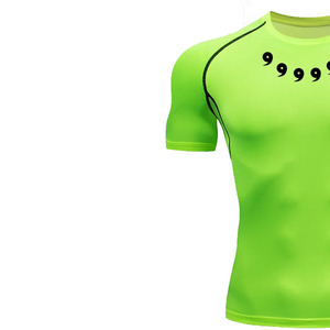 เสื้อคอมเพรสชั่นพรีเมียมสำหรับผู้ชาย ผ้าถัก 100% คอตตอน แขนสั้น สำหรับออกกำลังกาย ฟิตเนส ฝึกซ้อม เป็นมิตรกับสิ่งแวดล้อม น้ำหนักเบา - Product Image 3