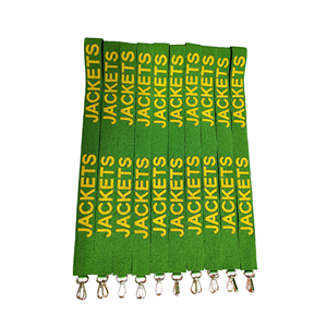 Trendy <b>Game</b> Day Red Embroidered Cute Strap Bald Stars Gold <b>Hooks</b> Handmade Polyester Durable Fancy Sports Theme Accessory Bags - Product Image 5