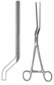 Pinza de Anastomosis Sigmoidal Brunner Manual de Acero Inoxidable de 27 cm, Instrumento Quirúrgico Intestinal Atraumático - Product Image 2