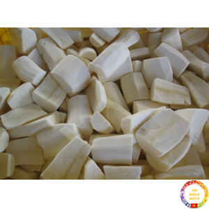 Yuca congelada Pelada Raíz blanca Vegetal Comida tropical Perfecta para freír Hornear y exportar Vietnam - Product Image 1