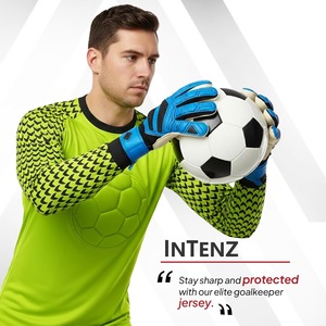 Performance Goalkeeper Shirt Custom Logo Quick Dry <b>Soccer</b> Apparel - Product Image 5