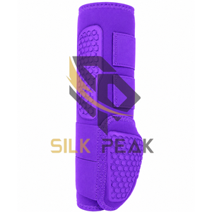 Protège-tendons en nylon SILK pour chevaux, modèle Purple Horse Medicine Boot Hex Pad, 50x20x40cm, pour sports équestres et courses, SP-54014 - Product Image 3