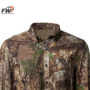 T-shirt de chasse pour homme personnalisé, best-seller, marque privée, prix de gros, vêtements de haute qualité, vêtements de chasse en coton pur pour l'extérieur - Product Image 5