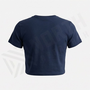 Custom T Shirt Cotton Basic Crop Top Ladies <b>Tie</b> Dye Tee Women Stylish Boutique Fashion Fitness Activewear Apparel Gym Gear - Product Image 2