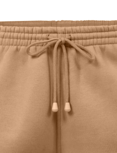 Pantalones Cortos Cargo de Punto de Poliéster Beige Sólido para Hombre, con Logotipo Frontal, de Secado Rápido, Cintura Media, con Cordón Ajustable, Estilo Casual - Product Image 2