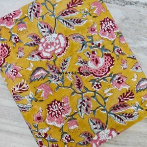 Block Print Cotton Cambric 60X60 Running Fabric Traditional Jaipuri Print Cotton Fabric - Product Image 6