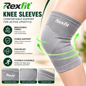 Custom Logo Weightlifting <b>Knee</b> Sleeve <b>Compression</b> Support Brace for Gym Training Fitness Sports OEM Wholesale Manufacturer - Product Image 6
