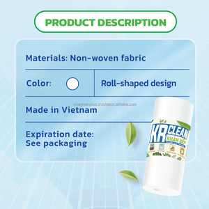 Krclean 30 Sheets <b>Kitchen</b> Wipes 20x22cm Super Absorbent White Disposable Woven Cleaning <b>Cloth</b> for Dishes Tables Use - Product Image 3