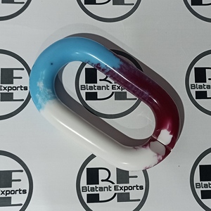 Cadena de Eslabones de Resina Transparente Colorida, Hecha por BE, Decoración para Colgar en la Pared, Proyectos de Bricolaje, Separador de Ambientes Moderno y Ecológico - Product Image 6