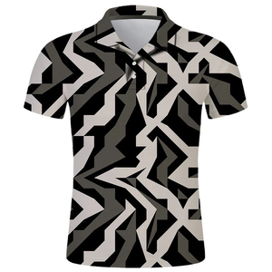 Nouveaux Polos Camouflage Graphiques d'Été pour Hommes – Vêtements Décontractés à Boutons Style Streetwear avec Col Revers - Product Image 3