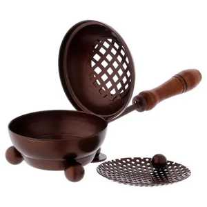 Metal Bakhoor <b>Incense</b> Burner Premium Design Metal & Wood <b>Incense</b> Burner Customised <b>Incense</b> Burner Regular Use <b>Incense</b> <b>Holder</b> - Product Image 5