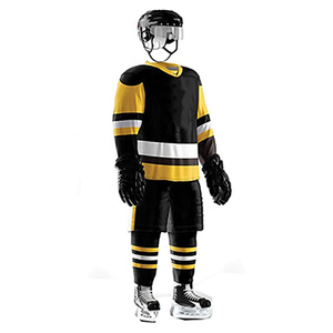 Uniformes de hockey sobre hielo al por mayor, diseño personalizado de equipo, conjunto de jersey y pantalones, uniforme de hockey sobre hielo en venta - Product Image 1