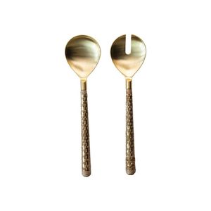 Kitchenware Essential Premium Stainless Metal <b>Salad</b> <b>Server</b> For Daily Household Use And Restaurant Supply - Product Image 6