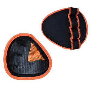 Guantes de Gimnasio Resistentes de Medio Dedo Color Morado con Soporte para Muñeca, Transpirables, de Poliéster/Nailon/Rayón, para Levantamiento de Pesas, Unisex, con Cierre de Gancho y Bucle - Product Image 1