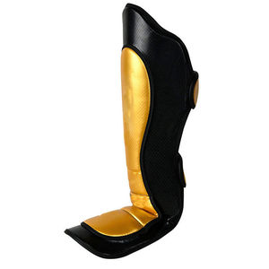Espinilleras de Piel Sintética PU de Primera Calidad para MMA |   Protectores de Piernas para Entrenamiento de Artes Marciales, Protección Deportiva |   Proveedor Mayorista OEM ODM - Product Image 3