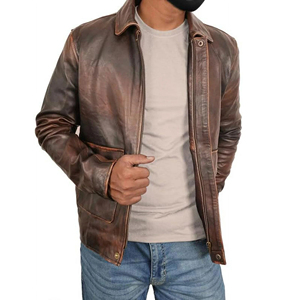 Chaqueta de Cuero Avirex de Primera Calidad para Hombre, Diferentes Colores Disponibles, Tallas Personalizadas, Chaquetas de Cuero Bordadas para Hombre en Oferta - Product Image 6