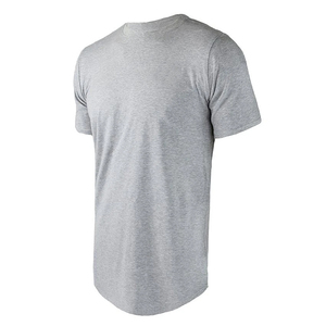 T-shirt en coton teint en fil pour homme, style USA, coupe classique, épaules tombantes, col rond, respirant, séchage rapide, écoresponsable, streetwear - Product Image 6