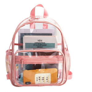 Mochila Transparente de PVC con Cierre, Multicolor, Impermeable, Personalizada, para la Escuela, para Hombres, Mujeres y Estudiantes, Venta al Por Mayor - Product Image 1