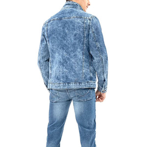 <b>Top</b> Manufacturer's Best Selling Men's Denim Jacket Unique High Street Style Winter Model with ODM Services <b>Top</b> Material - Product Image 4