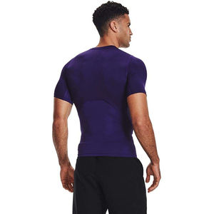 T-shirt de sport compressif respirant à manches courtes pour homme – Grande vente, idéal pour la gym, personnalisation possible, vente en gros - Product Image 2