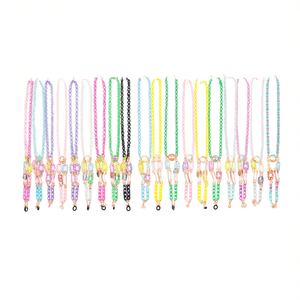 N Fashion <b>Beaded</b> Necklace 70Cm <b>Plastic</b> Chain With Lock Buckle For Glasses And Neckwear Multi Color Options - Product Image 2