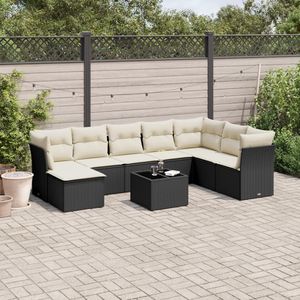 Conjunto de Sofás Negros para Jardín - Product Image 1