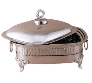 Nueva cazuela moderna de acero inoxidable, olla caliente de Metal, calentador de alimentos elegante, olla caliente para buffet para casas, fiestas, hoteles, uso de villas - Product Image 1