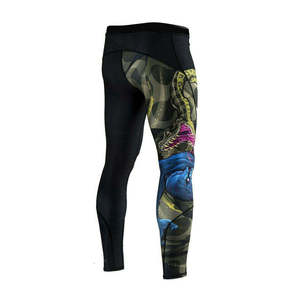 CAPRA INTERNATIONAL - Leggings de Compresión Unisex Personalizados para BJJ, Spandex, Poliéster, Ligeros, de Alta Calidad, Secado Rápido, Transpirables - Product Image 2