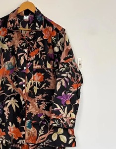 Ensemble de pyjama en coton coloré pour femmes |   Vêtements de nuit imprimés à la main |   Vêtements de détente doux, aucun avis pour le moment - Product Image 3