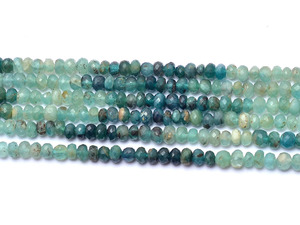 Perles facettées rondes en Grandidierite 5mm-7mm, pierres semi-précieuses naturelles rares, coupées à la main, pour la création de bijoux - Product Image 3