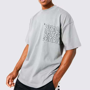 Camiseta de Hombre con Estampado Gráfico, 100% Algodón, Suave y Transpirable, Talla Grande, Precio al por Mayor OEM ODM - Product Image 1