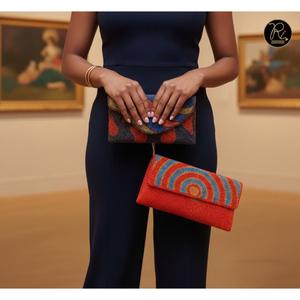 Pochette élégante de créateur ornée de perles, sac de soirée chic, sac de luxe pour mariage et fête, sac à main tendance pour femme - Product Image 4
