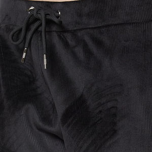 Pantalon de jogging en similicuir pour femme, taille haute, cordon de serrage, bas élastiqué, coupe fuselée, en PU végétalien, style streetwear - Product Image 5