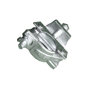 Pince de serrage pour poutre de 48,3 mm en acier doux forgé de type britannique moderne, pivotante fixe, pour échafaudage, galvanisée argentée Vaishnav - Product Image 5