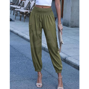 Women New Style Loose <b>Summer</b> <b>Pants</b> Mid Waist Casual Trousers Women Stretch Waist Comfortable <b>Summer</b> Trousers Soft Fabric - Product Image 3