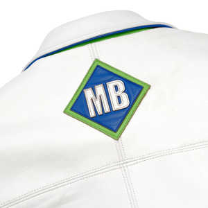 Nouvelle veste courte en cuir véritable pour femmes, taille américaine, broderie de diamants, lettres, 100% cuir d'agneau européen antique, veste bomber - Product Image 5