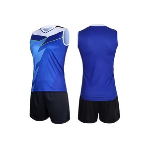 Unisex Custom Team Logo Printed Volleyball Jersey Set Plain And Simple Sport Uniforms For Adults And <b>Boys</b> On Sale From Pakistan - Product Image 4