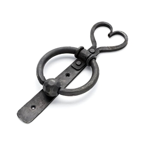 Pomo de puerta de hierro forjado a mano con acabado en polvo de diseño moderno para puertas y herrajes de puertas de cocina. - Product Image 6
