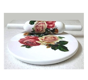 Rodillo y Tabla de Amasar de Madera Ligera, Fácil de Agarrar, Chakla Belan, para Amasar Cómodamente - Product Image 3