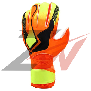 Guantes de Portero de Fútbol de Cuero Transpirables e Impermeables, Dedos Completos, Antideslizantes, Correa de Muñeca Ajustable, Color y Talla Personalizables - Product Image 3