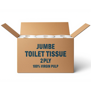 Rollo de Papel Higiénico Jumbo Económico, Gran Capacidad, Suave y Resistente, para Distribución al por Mayor - Product Image 2