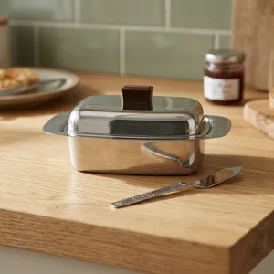 Boîte à beurre en acier inoxydable avec couvercle, récipient à beurre pour réfrigérateur, stockage au frigo, cuisine, table à manger, rangement alimentaire - Product Image 3