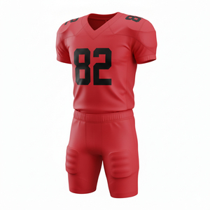 Camiseta de Fútbol Americano Personalizada 100% Poliéster, Mangas Cortas, Secado Rápido, Tallas Grandes, Nombres/Números de Equipo Personalizados - Product Image 3