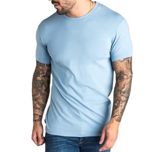 Nueva Camiseta Deportiva Ajustada de Manga Corta para Hombre, Estilo Casual, Ecológica, Transpirable, 100% Algodón, Tallas Grandes, Personalizable por Delante - Product Image 5