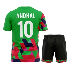 premium soccer uniform set breathable durable for amateur players custom soccer team uniform full dye sublimation printing - Product Image 2