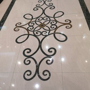 Baldosas Decorativas de Lujo con Incrustaciones de Mármol, Hechas a Mano, Resistentes al Agua y al Desgaste, Diseño Mediterráneo para Sala de Estar - Product Image 3