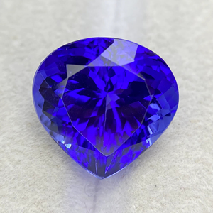 Pierre de Tanzanite Naturelle Certifiée, Couleur Bleu Royal Riche, Coupe Cœur, avec Zoisite Naturelle d'Excellente Couleur, 8,85 Carats, Propre à la Loupe - Product Image 1